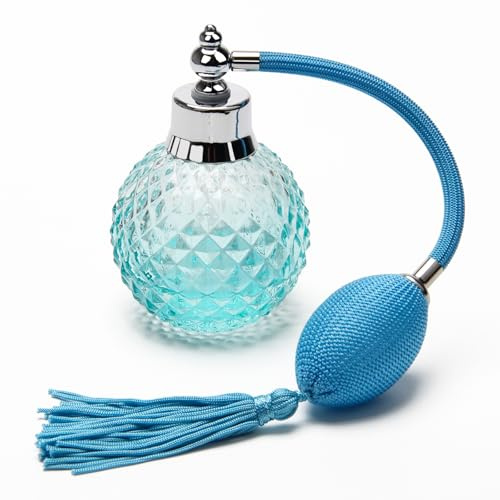 Coolrunner 100 ml Perfume Bottle, Spray Empty Refillable Bottle | Lady Gift Vintage Glass