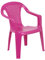 Urbnliving, Kinderstuhl Camelia, Kunststoff, Rosa, 1 Stück