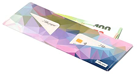 I LIKE PAPER – Stella – Pappwallet/Portemonnaie/Geldbörse aus Tyvek® - ohne Reißverschluss - mit Geldscheinfach und 2 Kreditkartenfächern - reissfest - wasserabweisend - Made in Germany