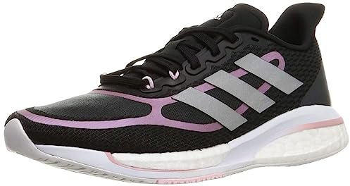 Adidas Damen Supernova + W Running Shoe, core Black/Silver met./pink met, 38 EU