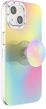 PopSockets iPhone 13 Case with Phone Grip and Slide, Phone Case for iPhone 13 - Abstract