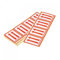 sourcing map Rechteckige rote Pfeile This side up sichere Handhabung Aufkleber für Versand und Verpackung, Weiß mit roten Worten 7,3 x 10,2 cm, 100 Stück