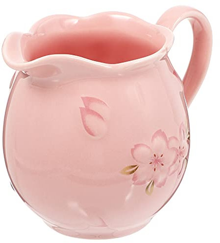 UPKOCH Terrarien Container Küche Olivenschüssel Hotel Vintage Boot Töpferware Partys Milch Rosa Würze Aufbewahrung Schöpfkelle Schalen Servierkanne Portionenspender Keramik Mini