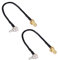 VOANZO 2PCS Connettori RF Adattatori da SMA a TS9 Cavo di prolunga per Antenna 4G LTE SMA Femmina da paratia a Spina TS9 Cavo ad angolo retto
