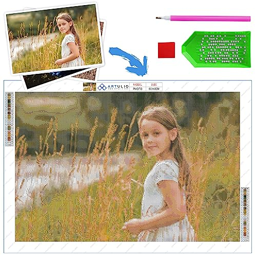 ARTULIO Diamond Painting Eigenes Foto - 30x40cm – 5D Diamant Painting Personalisiert