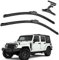 2 Teile/satz Auto Frontscheibe Scheibenwischerblätter Zubehör, Für Jeep, Für Wrangler JK JL 2007 2008 2009 2010 2011 2012 2013 2014 2015 2016 2017 Scheibenwischer