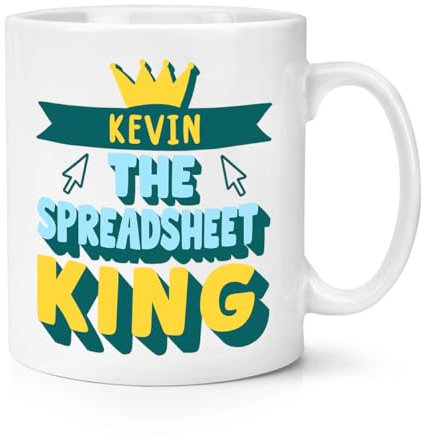 Personalised The Spreadsheet King 10oz Mug Cup