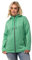 Ulla Popken Giacca in Pile, Cappuccio, Tasche con Cerniera Felpa, Verde, 58-60 Donna