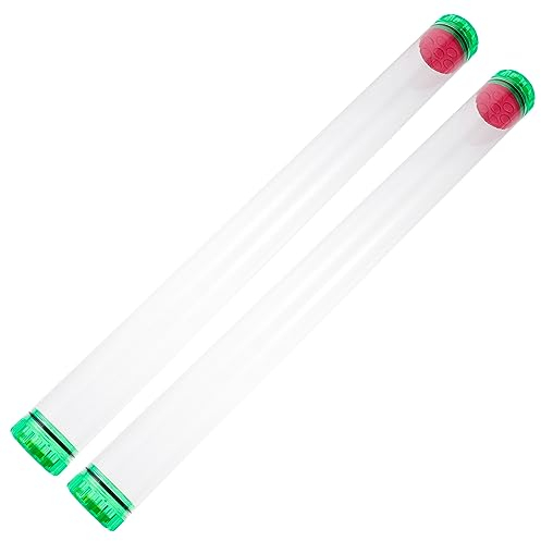 Yardwe 2pcs Fishing Float Tubes Floats Container for Fishing Equipment Pvc Accessories for Trout and Tackle Organization