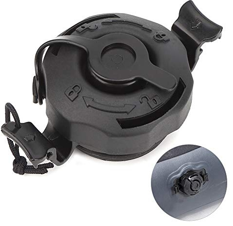 Buachois Luftmatratzenventil, 9,5 X 5,5 X 3,5 cm, Aufblasbares Bett-Luftventil, 3 in 1 Gang, PVC Luftmatratzenbett-Aufblasventil, Ersatzzubehör Tauchventile Für Luftmatratze, Kajak, Boot