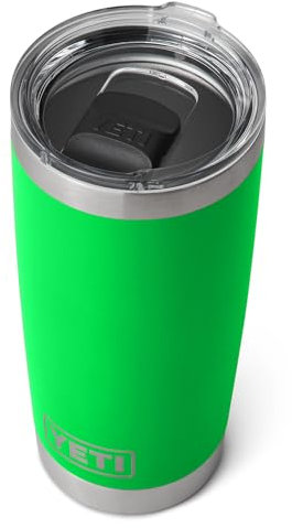 YETI Rambler 20 oz Tumbler, Stainless Steel, Vacuum Insulated with MagSlider Lid, Verde