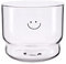 AQQWWER Wasserbecher Love/Smiley Wall Glass Cup Milk Coffee Drink Mug Tea Mugs Transparent Drinkware Mug (Color : Smiley)