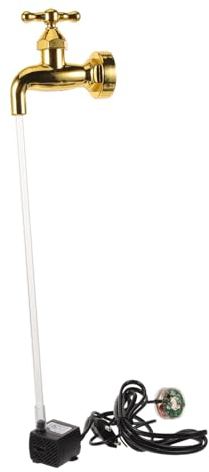 FUNOMOCYA Schwimmender Wasserhahn Gartenbrunnen Aus Robustem Kunststoff Wetterfest Und Uv-beständig Dekoratives Outdoor-dekor Für Terrasse Und Rasen Praktisches Und Langlebiges Design