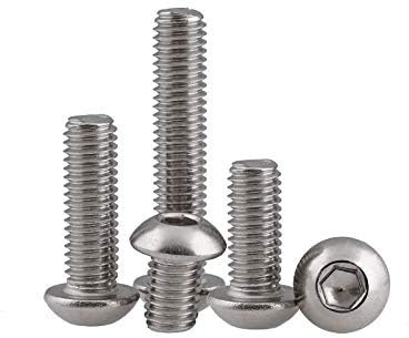 Viti a testa bombata con esagono incassato TBEI in acciaio inox Aisi 304/A2 ISO 7380 - M5x25mm - 20pz