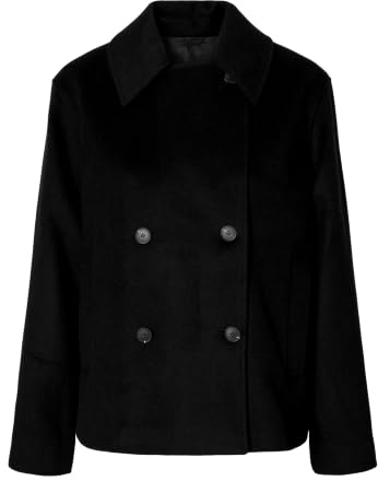 SELECTED FEMME Damen Slfalma Lano Jacket Noos, Black, Numeric_38