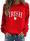 XUEJIANN Sweatshirt Damen Oversized Ohne Kapuze - Pullover Für Damen Baumwolle - Pulli Oversize Vintage Winterpullover Elegant Große Größen Langarmshirt Baumwolle Hoodie Teenager Mädchen