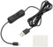 PATIKIL Cavo USB 2M con Interruttore ON/OFF, Cavo Estensione USB Maschio a Micro USB Maschio con Nastro Adesivo Doppia Faccia in Schiuma per Lampada da Tavolo LED, Nero