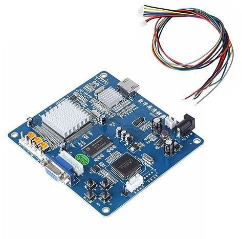 Kueohse HD-Videoausgangskonverterplatine VGA/RGB/CGA//YUV zu -Kompatibel für Arcade Blue Game Machine Videoausgangs-Ersatzteile