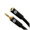 FISUAL S-Flex 3.5mm Stereo Jack Headphone Extension Cable -Black 1m