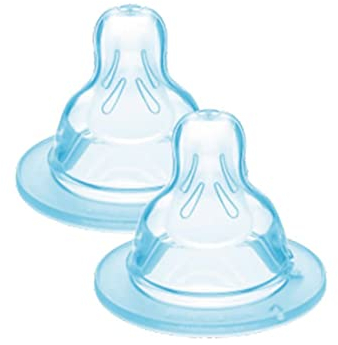 MAM Set mit 2 Saugern Größe 2, mittlerer Fluss, aus SkinSoft Silikon, ab 2 Monaten