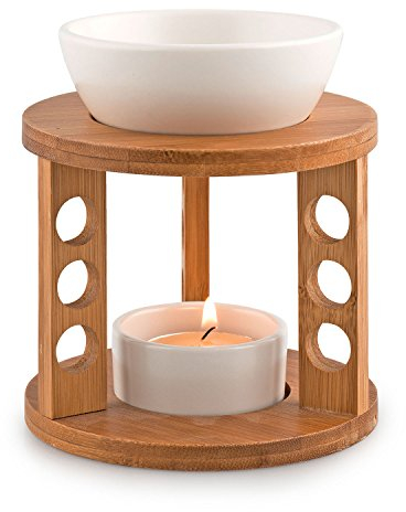 Pajoma Bambus/Keramik Duftlampe Bamboo , L 12 x B 11 x H 11 cm