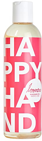 LOOVARA Massageöl Liebes-Öl 250 ml - HAPPY HAND - Vegan - Fürs Vorspiel und Partnermassage