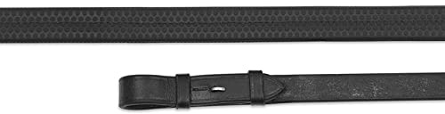 Shires rubber Grip Reins 54 Inch x 7/8 Inch Black