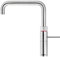 Quooker PRO3-VAQ B & CUBE Fusion Square RVS Edelstahl Sprudel-/Kochendwasserhahn