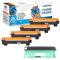 LOSMANN 4x Toner-Kartusche & 1x Trommel Kompatibel zu Brother TN1050 DR1050 für Brother MFC-1810 E MFC-1815 MFC-1910 W MFC-1911 NW, DCP-1510 E DCP-1512 A E DCP-1601,HL-1110 E R Series HL-1112 HL-1201