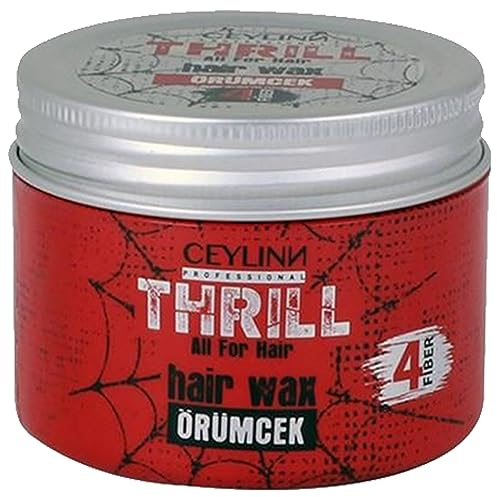 Ceylinn SPIDER - FIBER HAIR WACHS THRILL Haarwachs - Erweiterte Faser – Glanz – Volumen – Kontrolle – leichter Griff – luftiger Stand – 150ml (1 Stück)