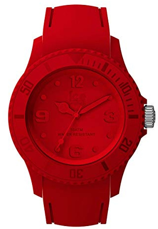Ice-Watch - ICE unity Carmine - Rote Herren/Unisexuhr mit Silikonarmband - 016136 (Medium)