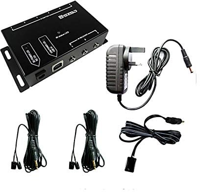 SZBJ IR-Repeater Infrarot-Fernbedienung 1 Empfänger 4 Sender Steuerkit BJ104 SZBJ EU