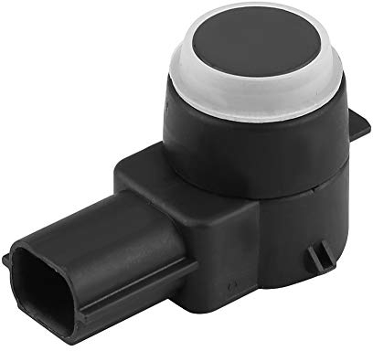 Aramox einparkhilfen elektronische parkuhr Auto PDC Parksensor Vorne Hinten Garage Parken, Auto PDC Stoßstange Parken Rückwärtssensor Passend für 3500 2013 (Schwarz + Weiß)