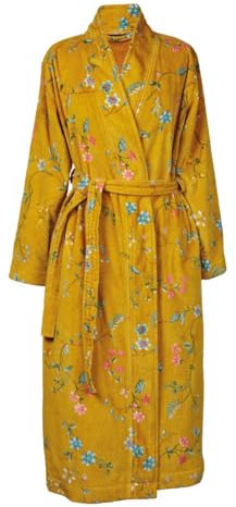 Pip Studio Bademantel Les Fleurs Gelb XXL