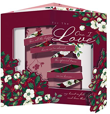 Hallmark Weihnachtskarte für die Person, die ich liebe, traditionelles 3D-Pop-Out-Design mit herzlichem Vers