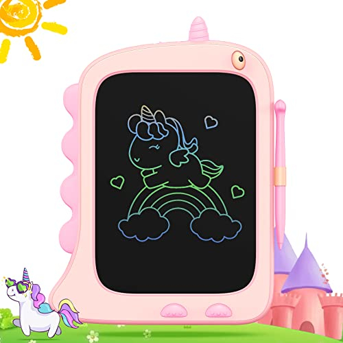 Orsen Tablette D'écriture LCD de 8,5 Pouces, Tablette Graphique, Ardoise Magique, Tablette Dessin Enfant de 2 3 4 5 6 7 Ans Filles et Garçons Cadeau d'anniversaire pour Les Enfants Licorne Jouets