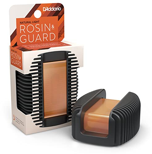 D'Addario Rosin Guard with Light Rosin | D'Addario natural rosin delivers smooth bow response, enhanced grip and consistent performance.