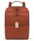 Piquadro - Zaino piccolo in pelle con zip porta pc 13,3 e iPad Pro 12.9