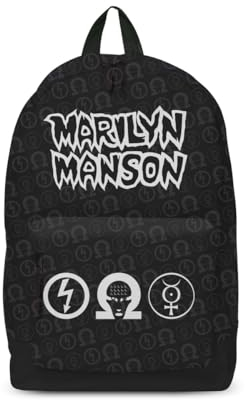 Rocksax Marilyn Manson Backpack - Logo, Rucksack,
