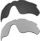 EZReplace Gläser Ersatz für Oakley Radar EV Path XS OJ9001 Sonnenbrille (polarisierte Gläser) – passend für Oakley Radar EV Path XS Rahmen (Carbon Schwarz + Metall Silber), Carbon Schwarz + Metall