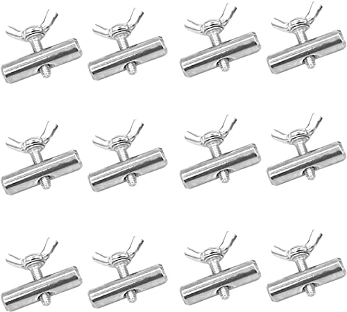 12 Stück Endstopper 8mm Edelstahl-Vorzelt-Stopper Kederstopper für Kederschiene Caravan Wohnmobil Campervan Boot, Blockierungskit