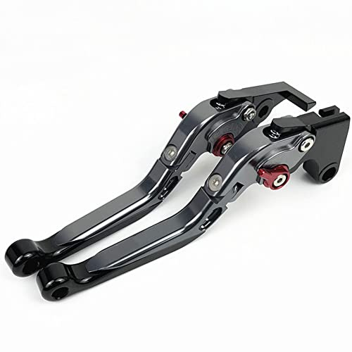Aublinto Motorrad Kupplung Bremshebel Bremsgriff,Motorrad Einstellbarer Bremsgriff Motorrad Brems Kupplungshebel aus Aluminiumlegierung Kompatibel mit 17–21 Jahren Kawasaki Z1000 Z900 Z800 Z650