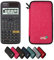 Casio fx-87DE X inklusive Schutztasche von WYNGS in Pink - Basic Set
