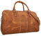 Gusti Reisetasche Leder-Valter Weekender Sporttasche Handgepäck Ledertasche Braun Leder