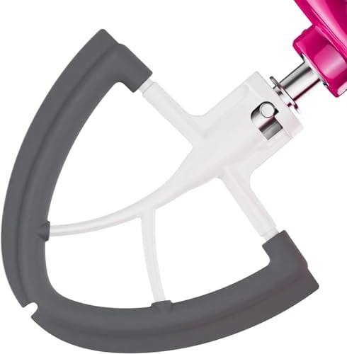TPGSING Gancio Flex Edge per Kitchenaid, Ricambi per Kitchenaid Planetaria, Adatto a 4,5-5 Quarti Attacco Testa Inclinabile per Kitchenaid Mixer Con Raschietto