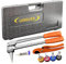 LANGLIER Manuelles PEX-Rohr-Expander-Werkzeug-Set mit 3/8 Zoll, 1/2 Zoll, 3/4 Zoll, 1 Zoll Erweiterungsköpfen für PEXtube Expansionsstange, SD-F1960 Standard PEX-Kupplung.