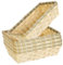 5pcs Panier-Cadeau tissé en Bambou, 10.2x6.3x3In Panier de Panier Vide, Bandon de Travail des Fruits de Bureau