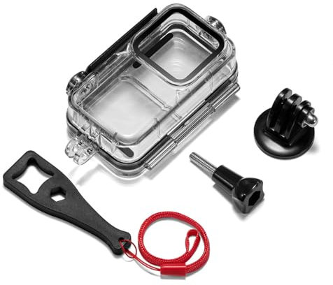 Waterproof Diving Case Set Acrylic Case with 9H Tempered Glass Lens Camera Accessories for DJI Action 2