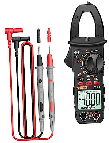 OSALADI Zangenmultimeter Spannungsstrommesser Spannung Stromzähler Elektrischer Tester Steckdosentester Multimeter-tester Elektrowerkzeuge Elektroreparaturbedarf Prüfer Abs Handlich