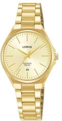 LORUS Damenuhr, goldfarben, klassisch, Goldfarben, Klassisch